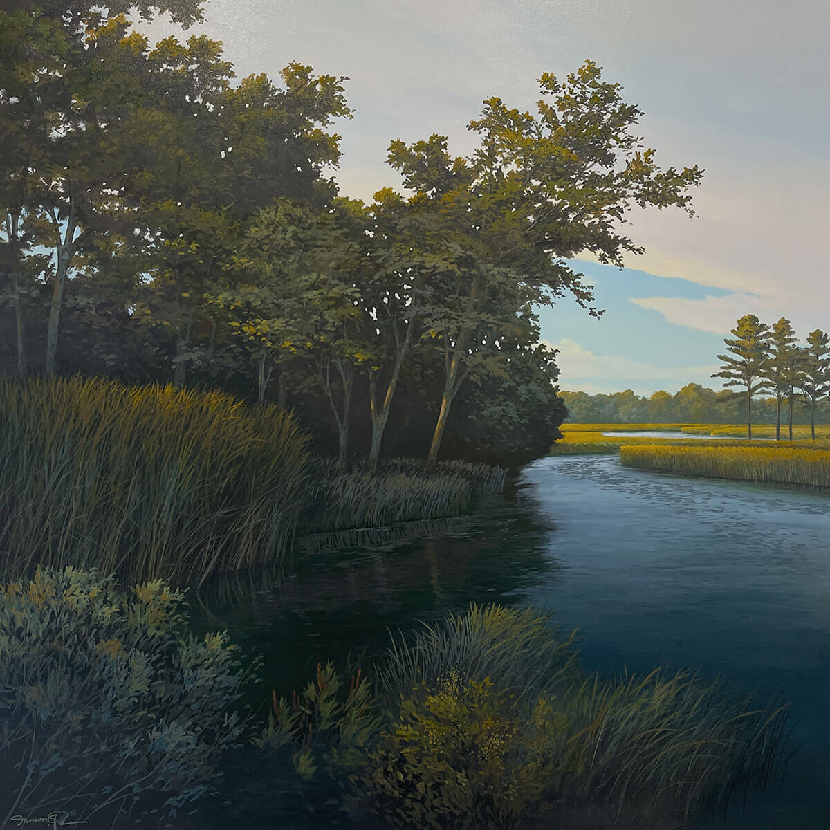 Found – Acrylic painting by Delaware artist Damon Pla