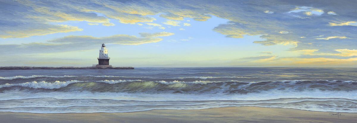 Dawn Returning – Original landscape painting by Damon Pla