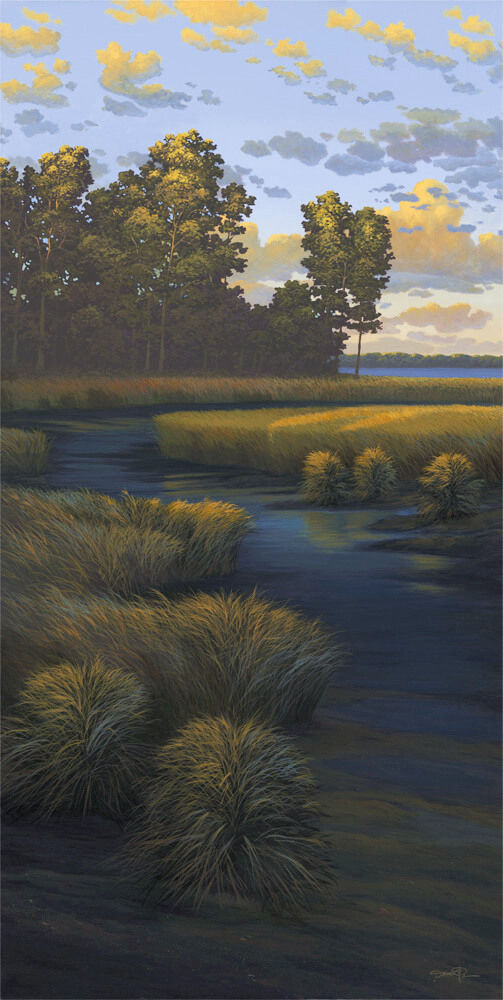 September Light – Original landscape painting by Damon Pla