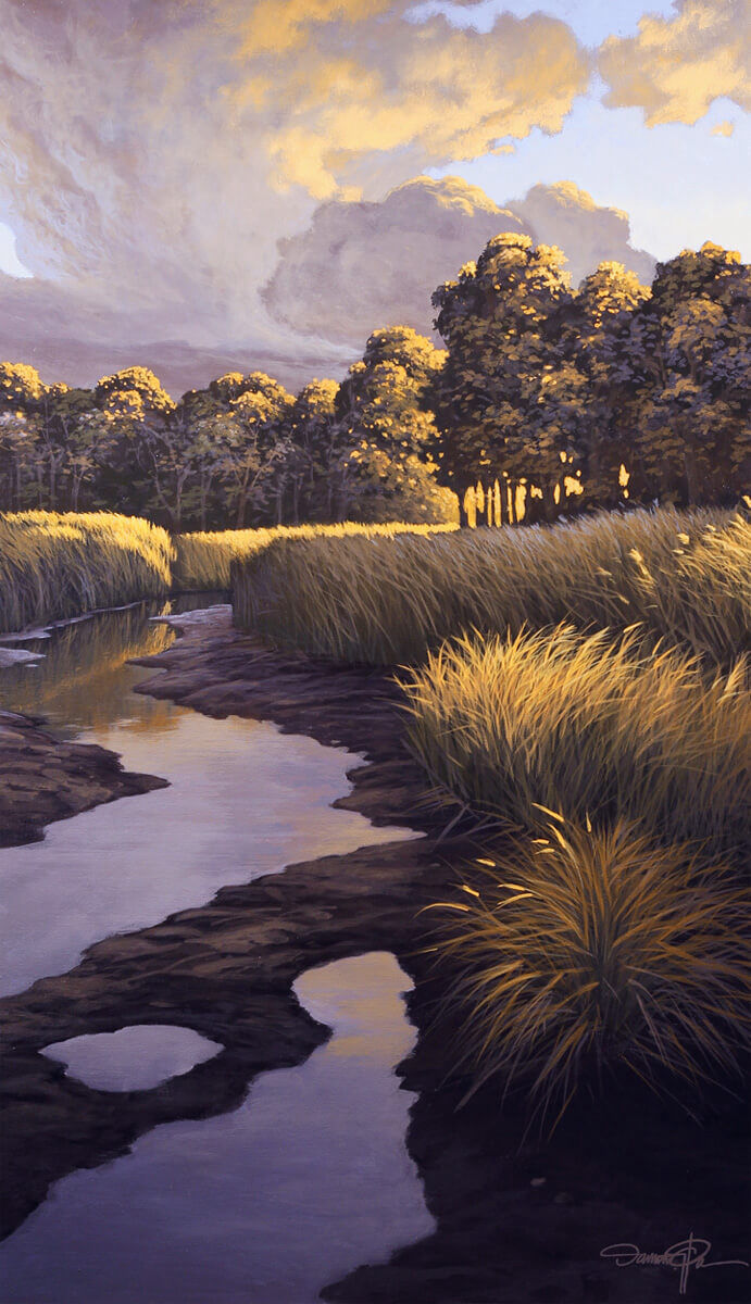 Silent Tide – Original landscape painting by Damon Pla