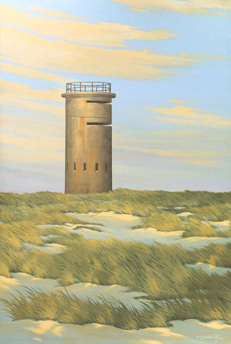 The Observer – Original landscape painting by Damon Pla