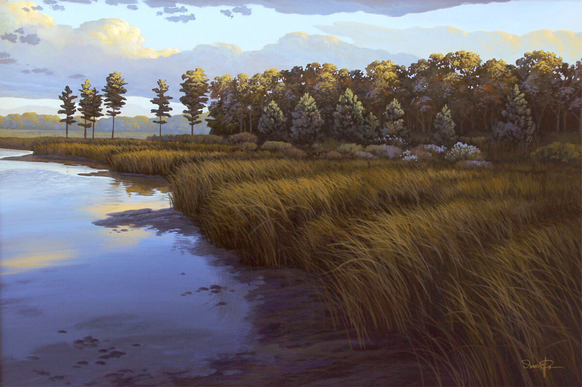 The Origins of Light – Original landscape painting by Damon Pla