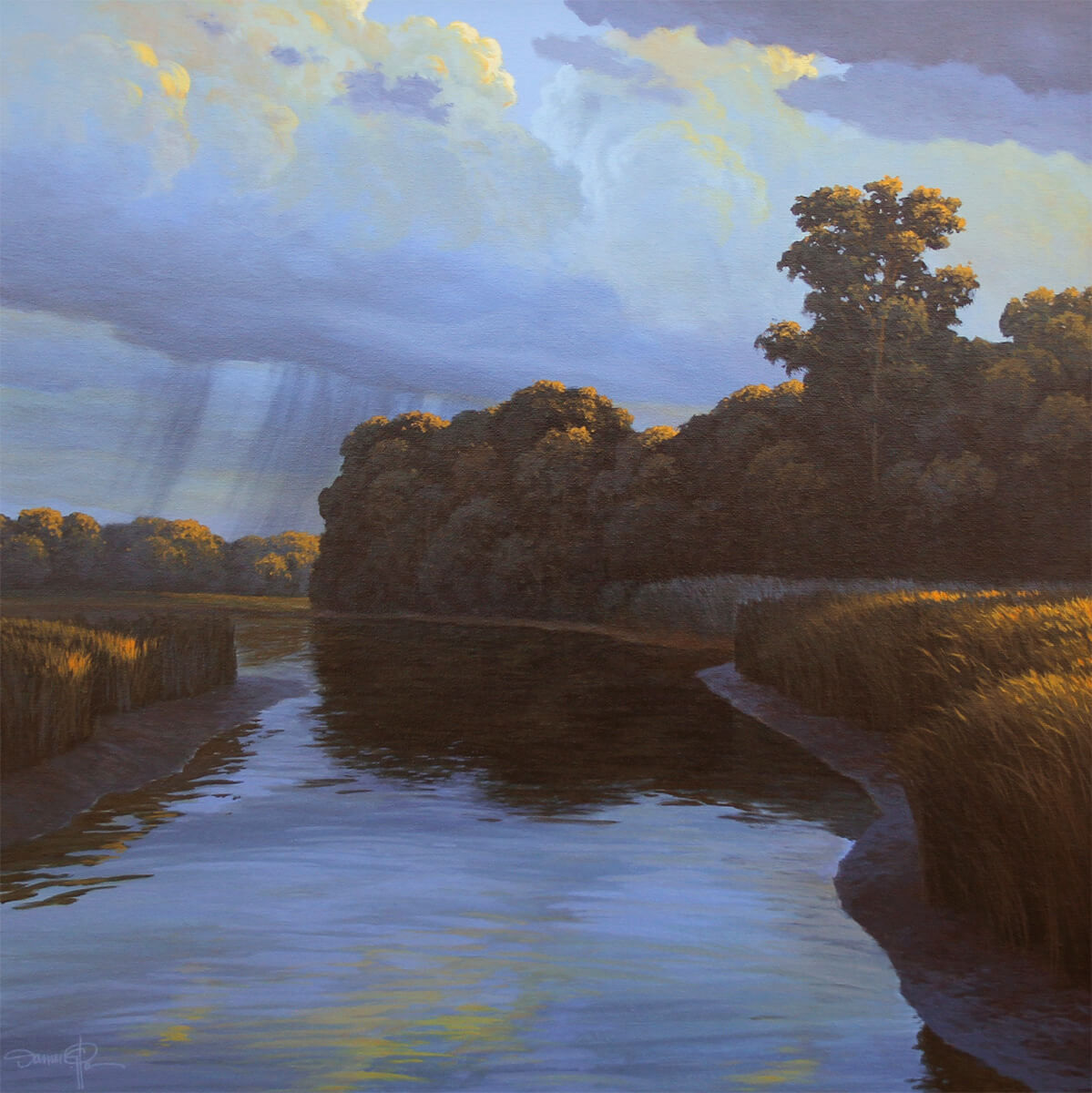 The Same Sky – Original landscape painting by Damon Pla