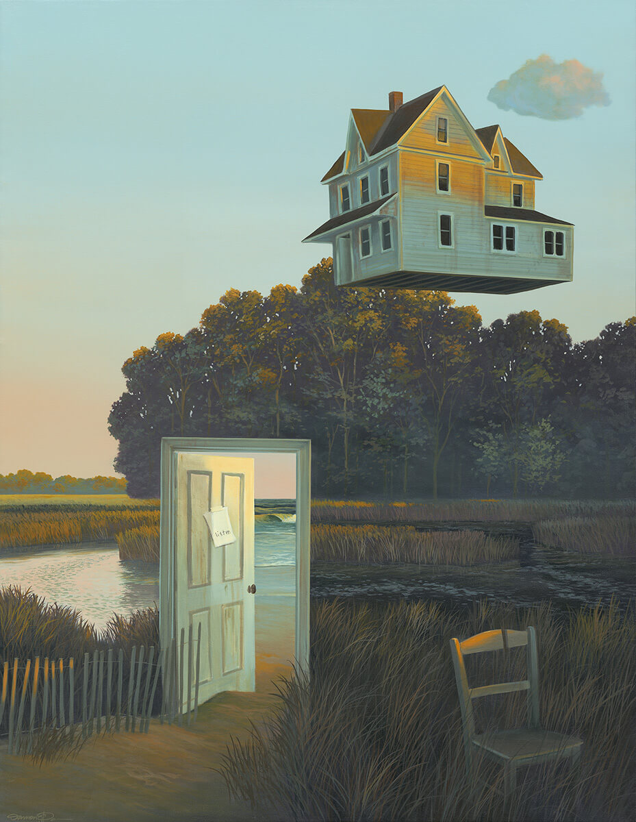 Hours Before Autumn – Acrylic painting by Rehoboth artist Damon Pla