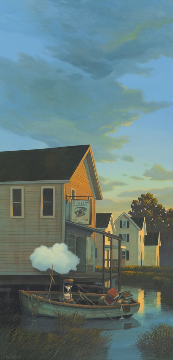 The Origins of Clouds – Original surreal painting by Damon Pla
