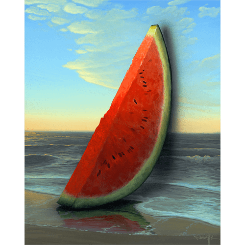 The Memory of Leaving Home Original Acrylic Painting by Delaware Artist Damon Pla